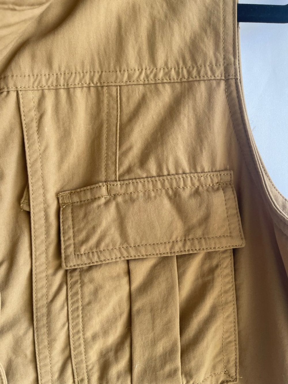 TravelSmith Khaki/Tan Lightweight Jacket Vest - Picture 4 of 6